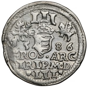 Stefan Batory, Trojak Vilnius 1586