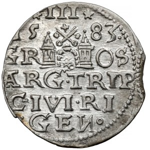 Stefan Batory, Trojak Ryga 1583