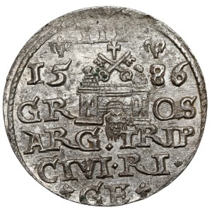 Stefan Batory, Trojak Ryga 1586