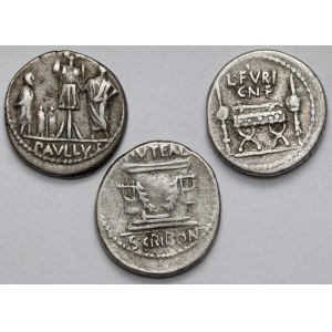 Repubblica, Denari - set (3 pezzi)