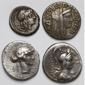 Republic, Denars and Quinar - set (4pcs)