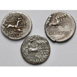 Republic, Denarii - set (3pcs)