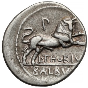 Republic, L. Thorius Balbus (105 B.C.) Denarius, Rome