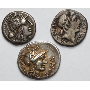 Republic, Denarii - set (3pcs)