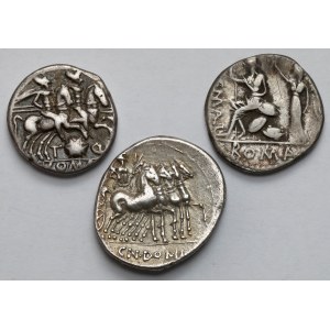 Republic, Denarii - set (3pcs)