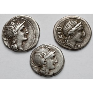 Republic, Denarii - set (3pcs)