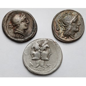 Republic, Denarii - set (3pcs)