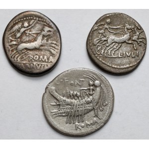 Republic, Denarii - set (3pcs)