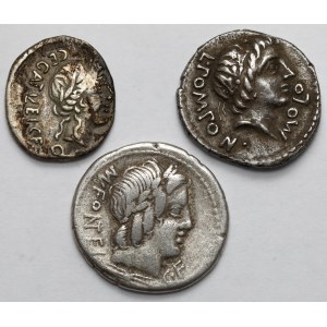 Republic, Denarii - set (3pcs)