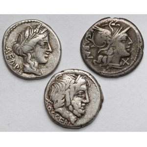 Republika, Denary - zestaw (3szt)