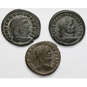 Roman Empire, Follis - set (3pcs)