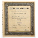 Polski Bank Komunalny, Em.1, 100 zloty 1926