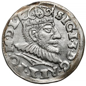Zygmunt III Waza, Trojak Poznań 1591 - wydłużona