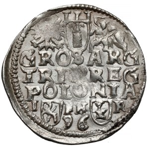 Sigismund III Vasa, Trojak Poznań 1596 - tall bust