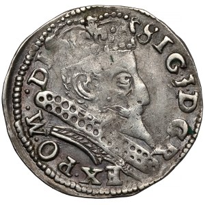 Sigismund III Vasa, Trojak Poznań 1597 - tubular orifice