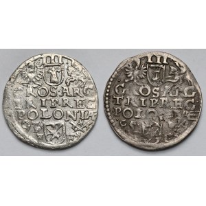 Sigismund III Vasa, Trojaks Poznań 1593 and 1595 - set (2pcs)