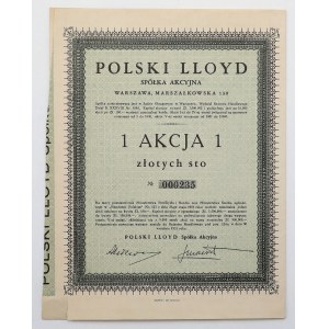 Polish Lloyd, Em.1-4, 100 zloty 1931