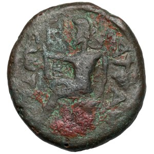 Greece / Party, AE25 - countermarked