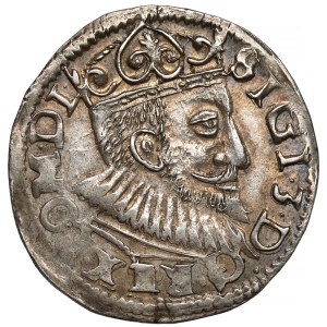 Zygmunt III Waza, Trojak Poznań 1594 - szerokie z lilią