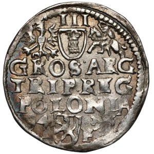 Zygmunt III Waza, Trojak Poznań 1594 - szerokie z lilią
