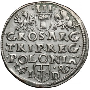 Sigismund III Vasa, Trojak Poznań 1589 ID