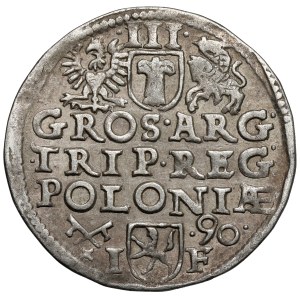 Žigmund III Vaza, Trojak Poznaň 1590 IF - vysoká koruna