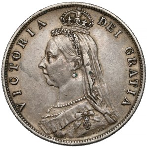 Wlk. Brytania, Wiktoria, 1/2 korony 1887