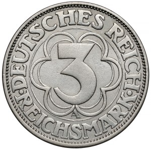 Weimar, 3 marks 1927-A - Nordhausen