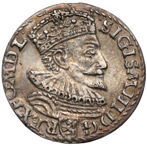 - zamknięty pierścieńZygmunt III Waza, Trojak Malbork 1594