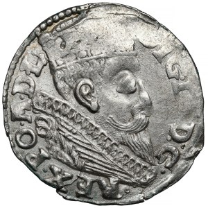 Sigismund III Vasa, Trojak Bydgoszcz 1597 - with bow