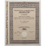 BORUTA Chemical Industry, 1/5 shares at 50 zloty 1938