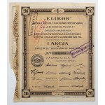 ELIBOR Sp. Akc. Handlowo-Przemysłowa Ł. J. BORKOWSKI, 216 mk 1920 - rare