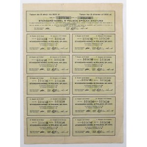 STANDARD NOBEL in Poland, Em.3, 5x 100 zloty 1932