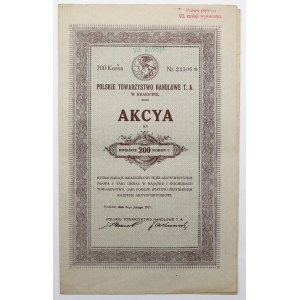Polish Commercial Society, 200 crowns 1919