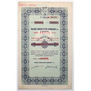 Polish Trade Society, 25x 140 mk 1921 - stamped