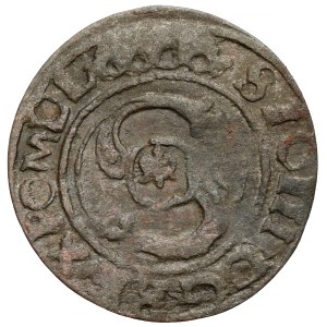 Sigismund III Vasa, Trzeciak Lobżenica 1626 - 2 shields - date on Rw.