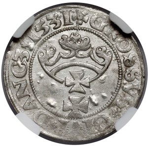 Sigismund I the Old, The Gdansk Penny 1531 - late
