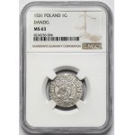 Sigismund I the Old, The Gdansk Penny 1531 - late