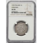 Sigismund I the Old, Vilnius 1535 penny - very nice