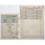 S. W. Niemojowski 100 zlotys 1927 and Tow. Zakładów Żyrardowskich 100 zlotys 1930 - set (2pcs)