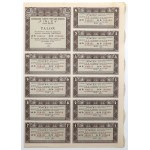 FIRLEY United Portland-Cement Factories, 10x 100 zloty 1938
