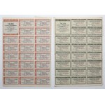 4% Fire. Consolidation and 4.5% Fire. Internal, Bonds for 100 zloty 1936-1937(2pc).