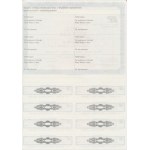 Bank Pocztowy Sp. Akc. in Bydgoszcz, SPECIMEN Registered share for PLN 1 million 1990