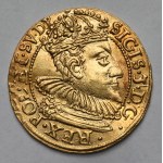 Zygmunt III Waza, Dukat Gdańsk 1610 - inicjały FB - rzadki typ