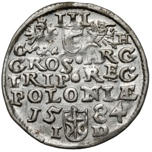 Stefan Batory, Trojak Olkusz 1584 - iniciály GH