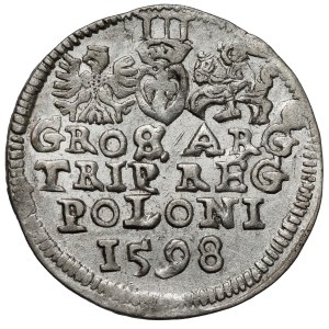 Zygmunt III Waza, Trojak Lublin 1598 - bez litery