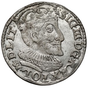 Sigismund III Vasa, Trojak Olkusz 1592 - large head