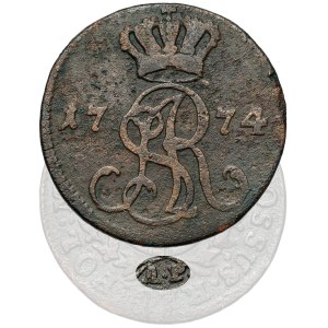 Poniatowski, Penny 1774 AP - Partenstein - rare