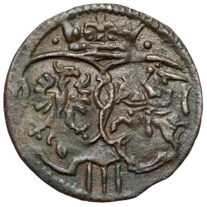 Zygmunt III Waza, Denar Łobżenica 1622 - orzeł w PRAWO