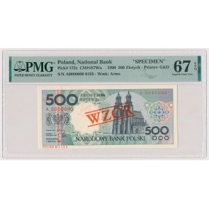 POLISH CITIES 500 PLN 1990 - MODEL - A 0000000 - No.0195